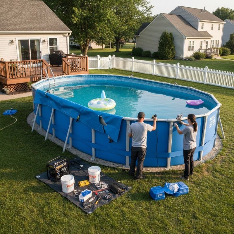 Vinyl Pool Repair